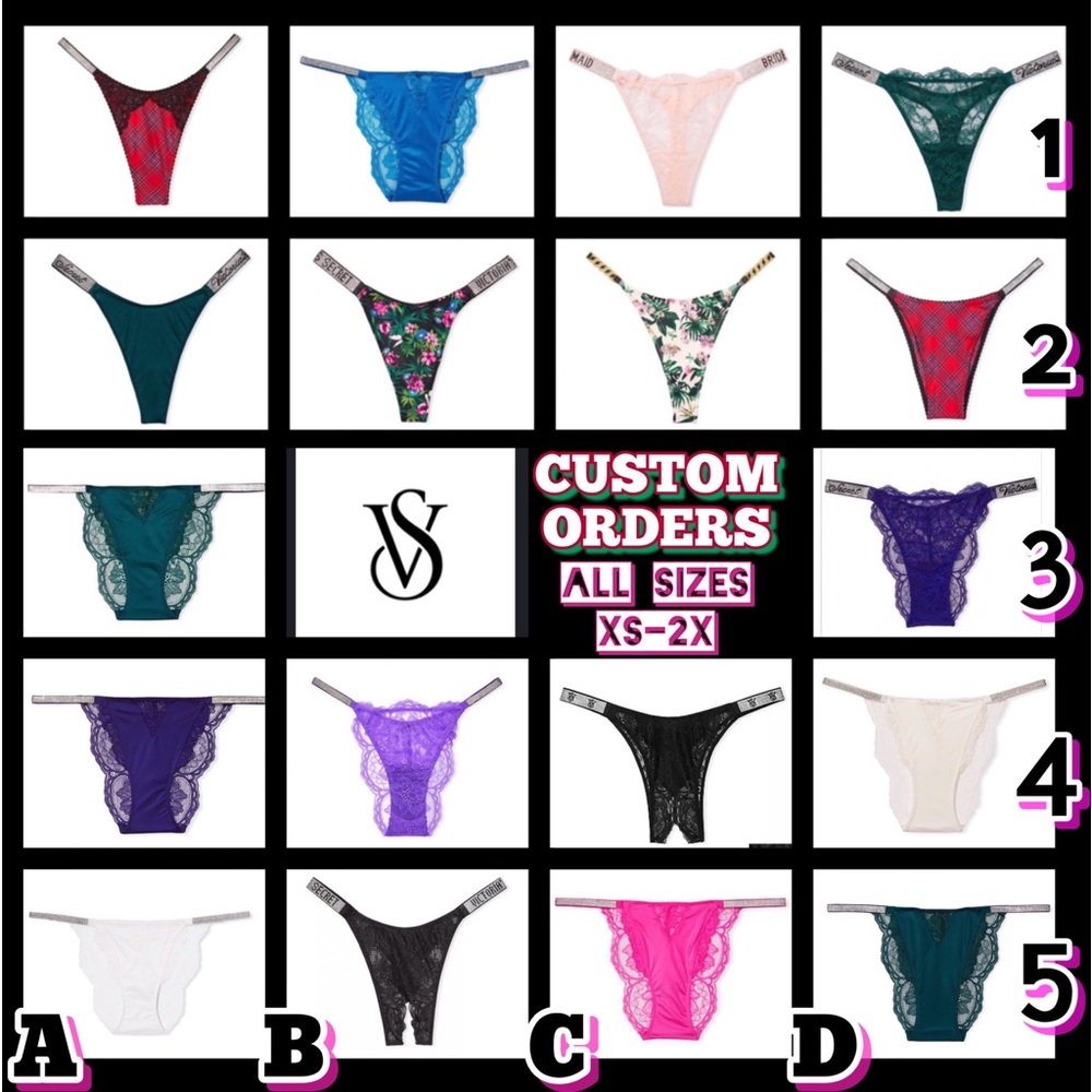 VS Panties thongs Crotchless open back hipster boy short cheeky panty lingerie